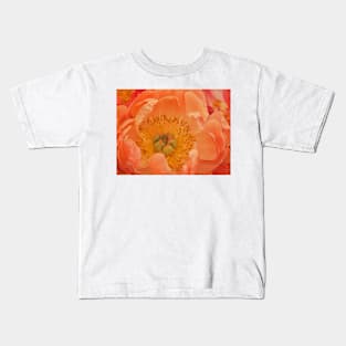 Orange Poppy Kids T-Shirt